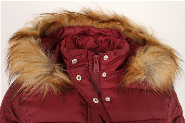 Wool Fur Hood Coat