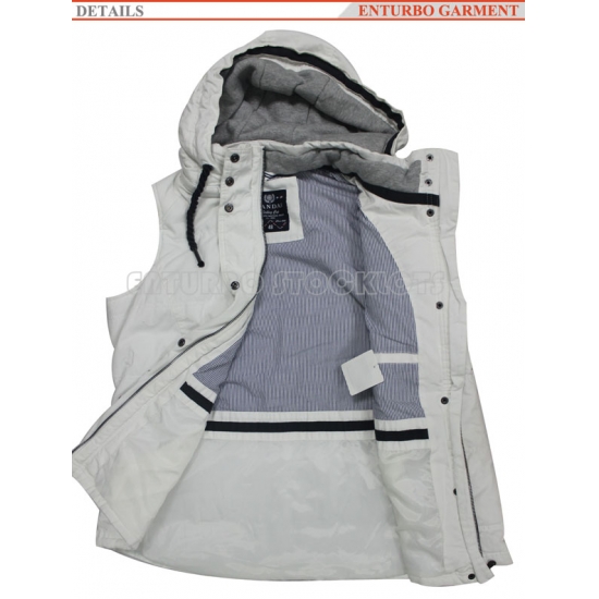Cheap and goog quality winter vest stock lots